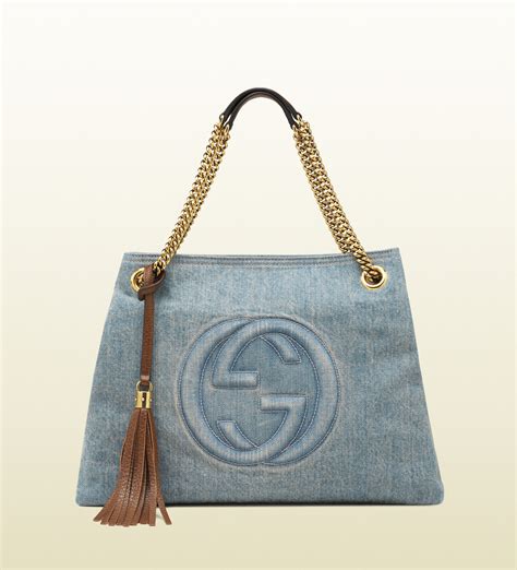 blue gucci purses